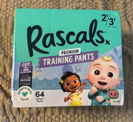 New Rascal + Friends Cocomeloon Training Pants, Size 2T-3T (20-34 Lbs) 64 Count