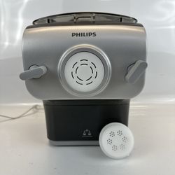 Philips Premium Automatic Pasta & Noodle Maker HR2358 Gray w/ Accessories Tested