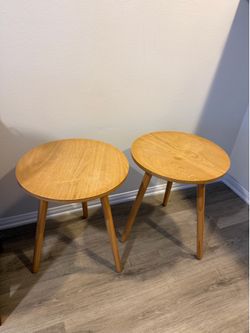 Wooden Tables (Set of 2)