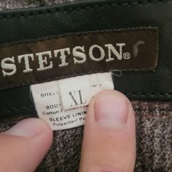 Stetson Leather Jacket Size XL