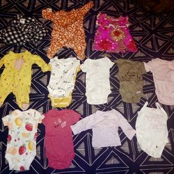 Baby girls Infant Newborn clothing LOT