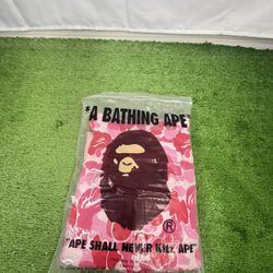 Bathing ape double Camo Pink Hoodie 