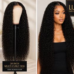 30” Multi Curly Wig – Full Volume, Defined Curls