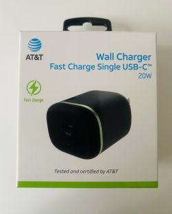 AT&T Wall Charger - Fast Charge Single USB-C