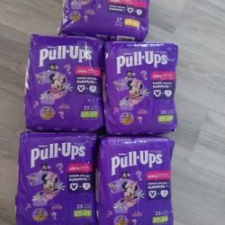 PULL UPS 4 PACKS SIZE 2T3T AND 1 SIZE 4T5T $35 FOR ALL 