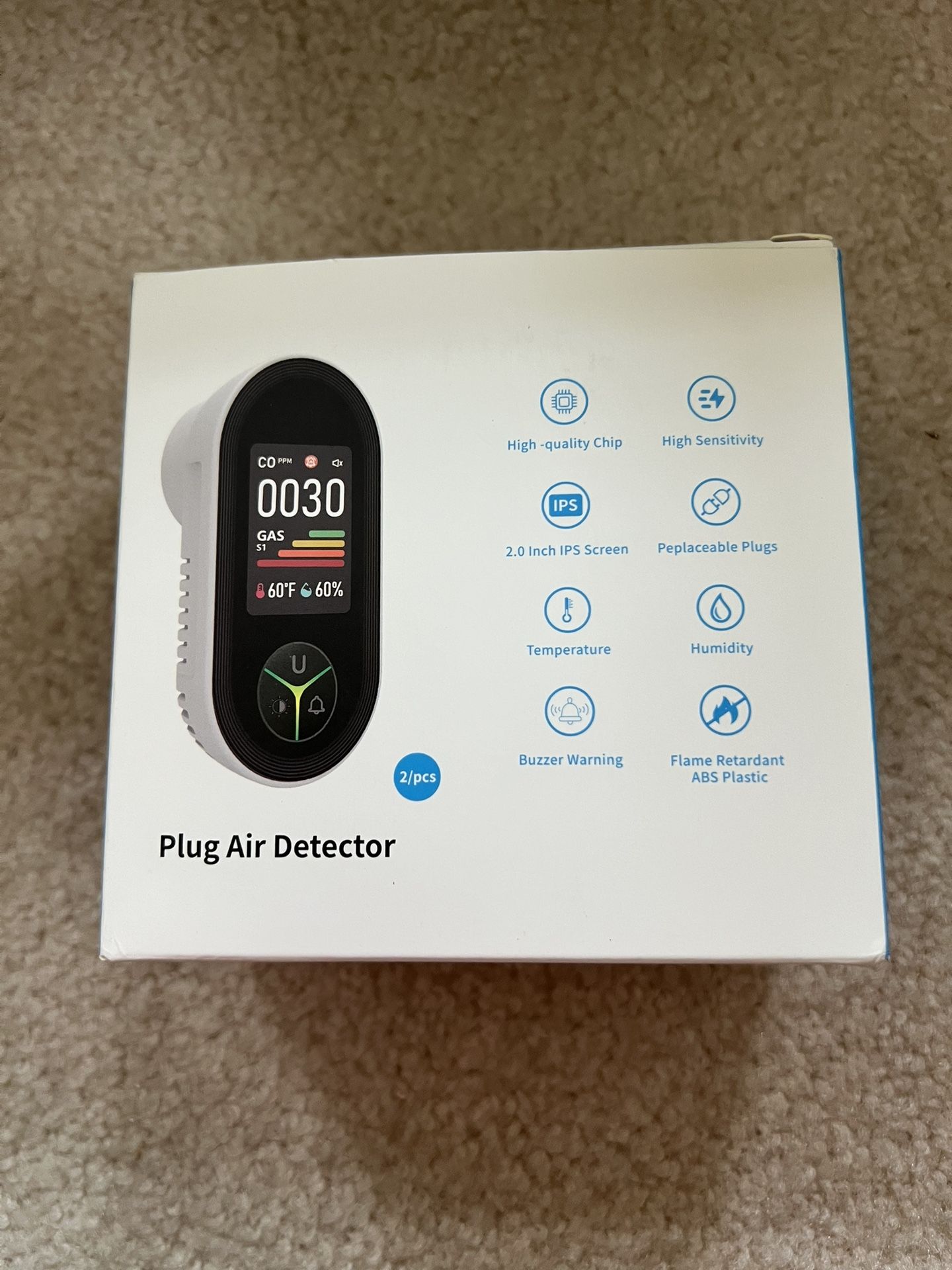 Plug-In Carbon Monoxide & Natural Gas Detector