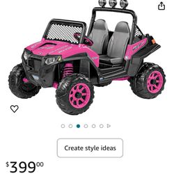 Pink Kids Jeep Polaris 