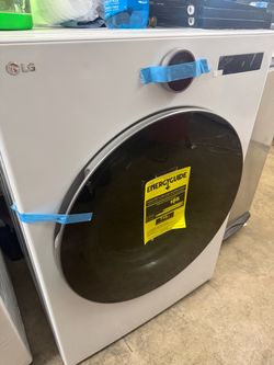 New !! LG gas dryer front load  7.5 cu ft