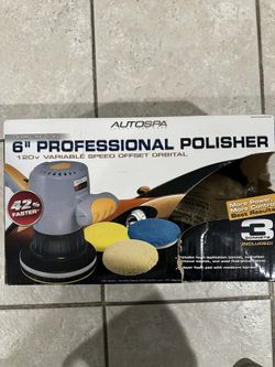 Professional Polisher with 3 Bonus Bonnets   