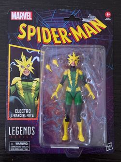 Spider-Man Marvel Legends Retro Collection Electro (Francine Frye) Action Figure