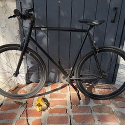 Matte Black Road Bike