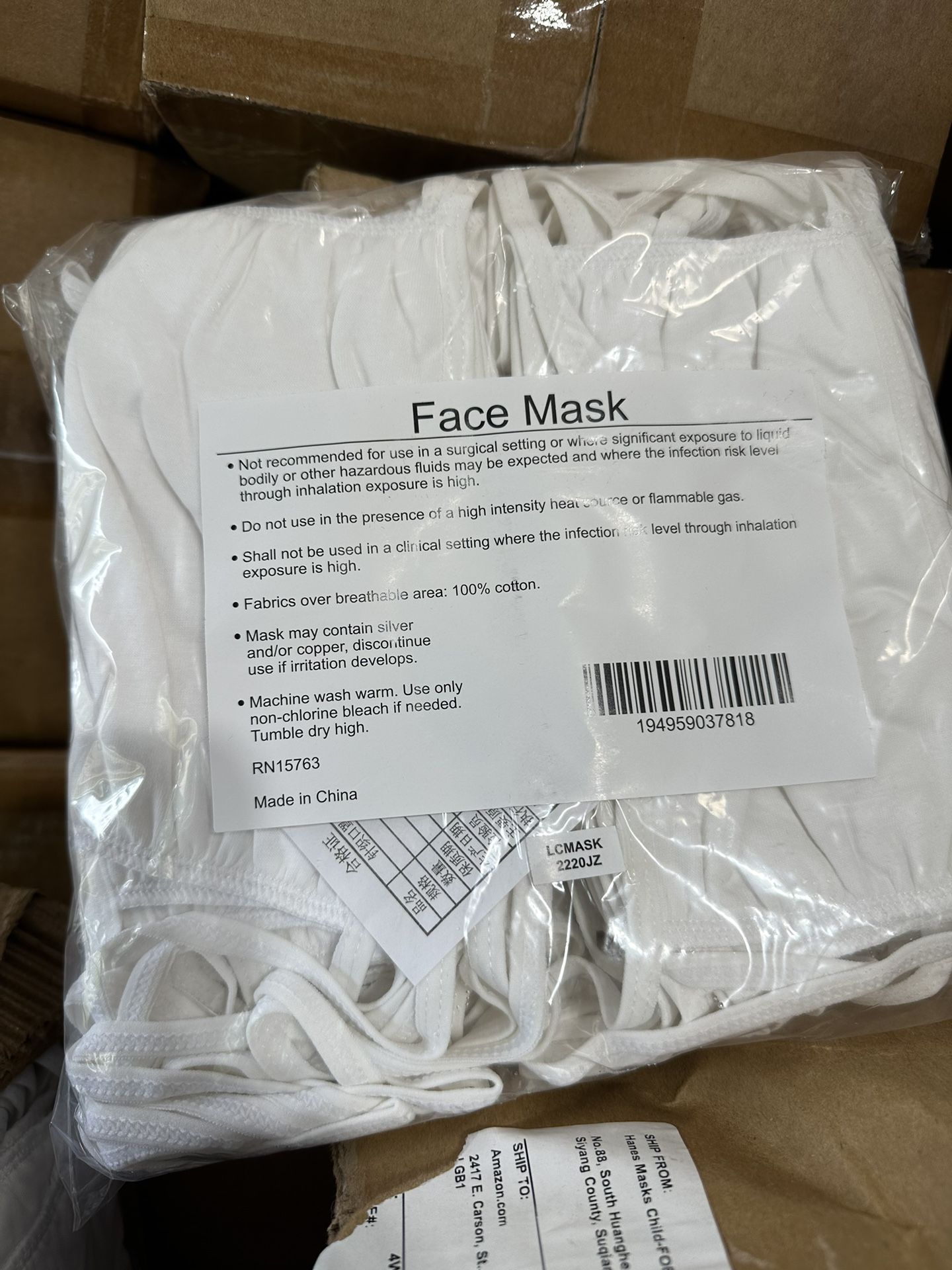 CLOTH FACE MASKS