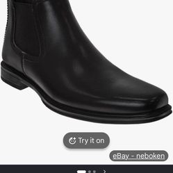 Perry Ellis Leather Boots