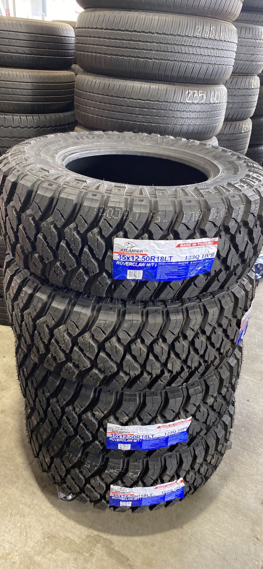 35x12 50r18lt atlander roverclaw mt tires for sale in riverside ca