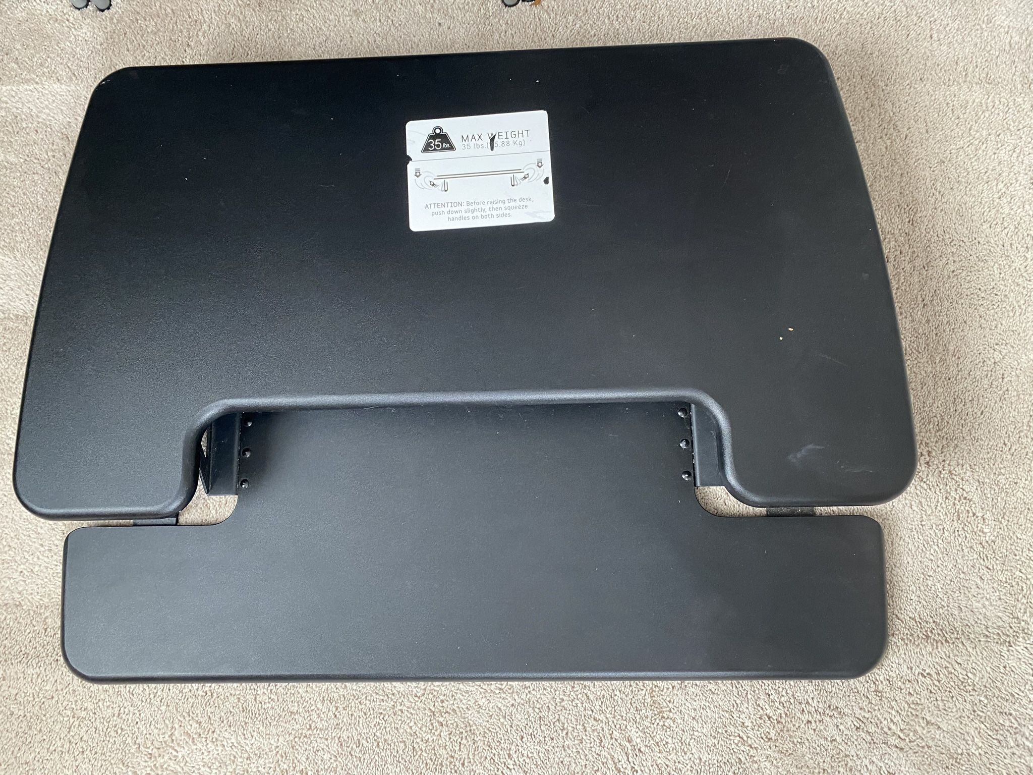 Sit/Stand desk converter