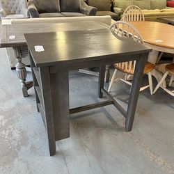 Grey Tall Bistro Table Or Desk (in Store)
