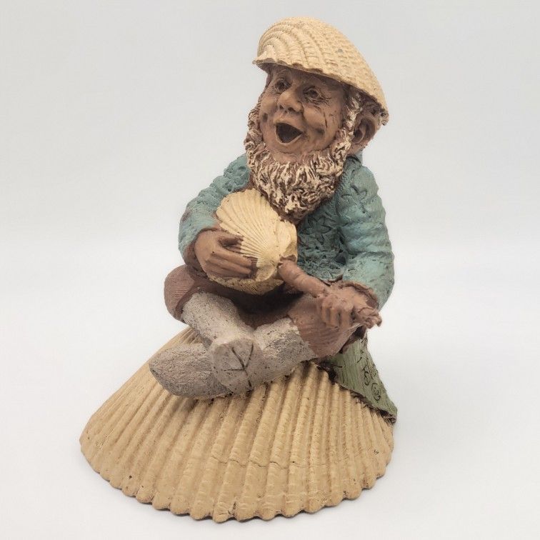 Tom Clark Gnome JACQUES 1985 Edition #2 Cairn Studios Beach Seashell