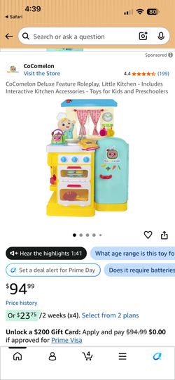 Cocomelon feature roleplay Kitchen set