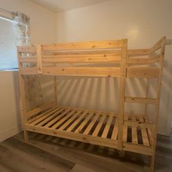 New ikea Wood Bed Frame Bunk Bed 