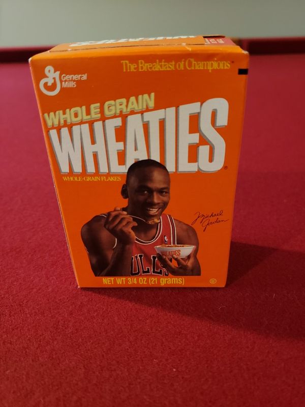 MICHAEL JORDAN WHEATIES CEREAL BOX 3/4 OZ FULL SERIES 27 for Sale in Findlay, OH OfferUp