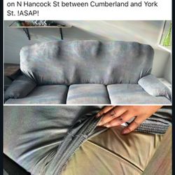 Free Leather Couch! 
