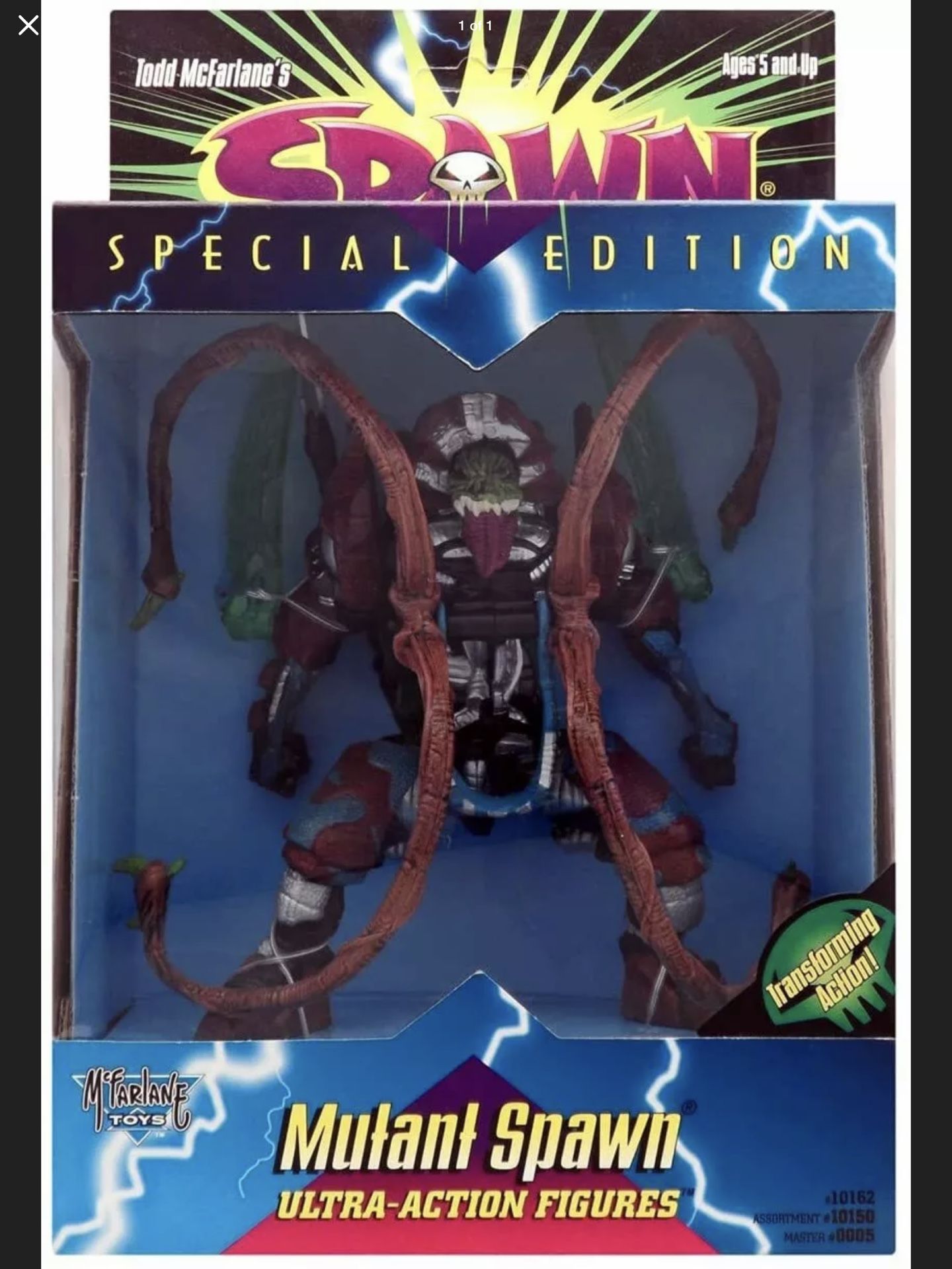 Mutant Spawn - McFarlane Toys - Ultra-Action Figure - Special Edition - Transforming Action - Vintage - Brand New - Exclusive Toys