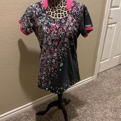 Scrub Top, Size M, $5