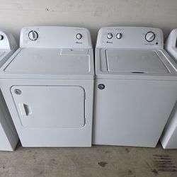 Amana washer and dryer