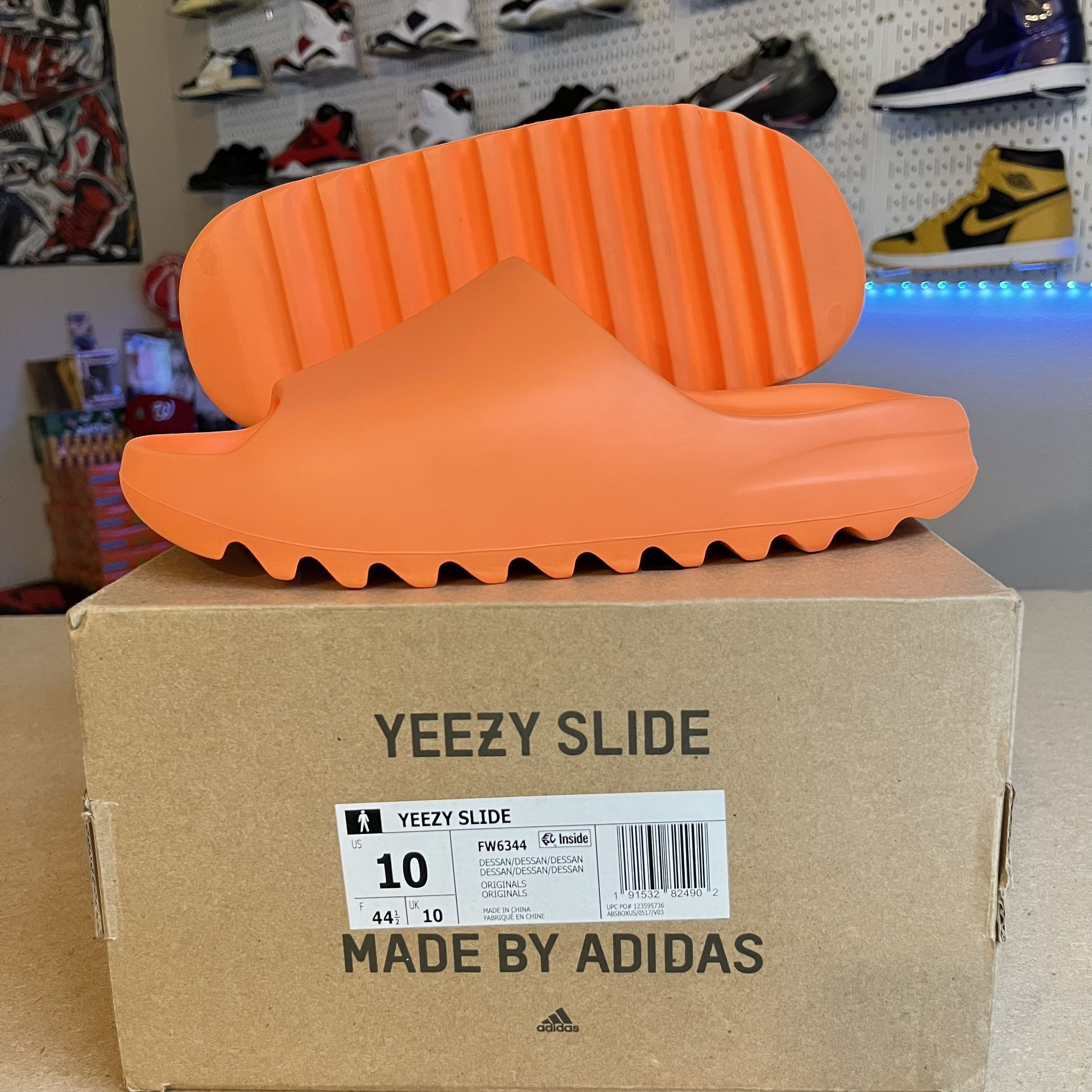 ADIDAS YEEZY SLIDE “ENFLAME” SZ 10