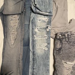 Boys Ripped jeans Size 8 