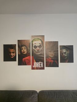Jokers vinyl posters (Complete set of 5 to make 1 big poster)