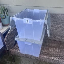Used Plastic Storage Bins 