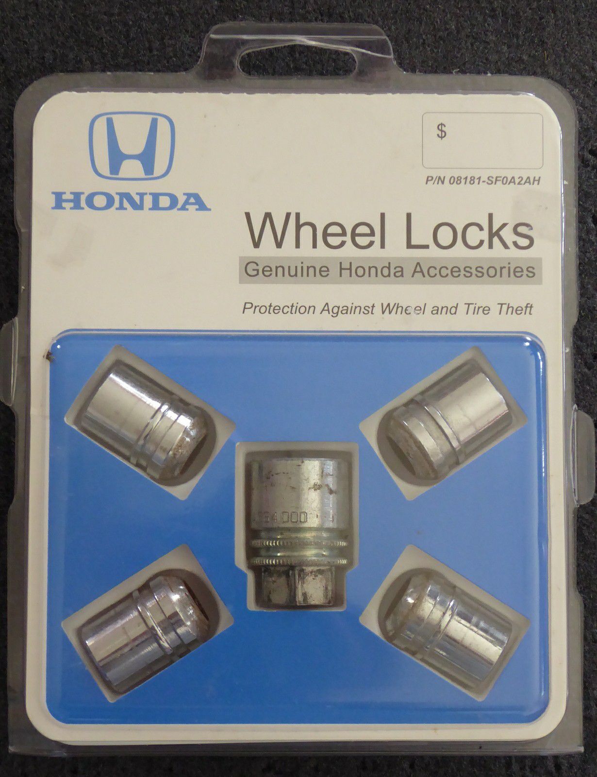 Honda OEM Wheel Locks and Key