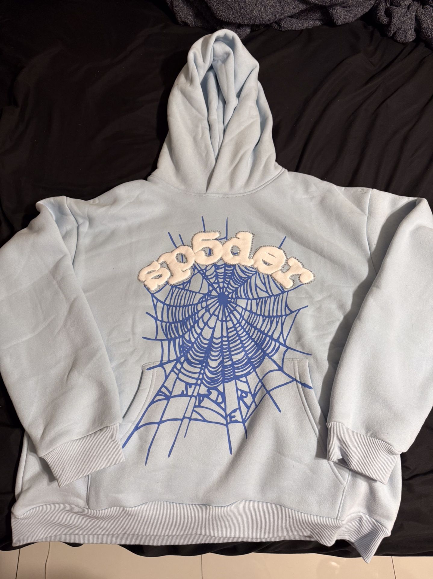 Sky Blue Spider Hoodie