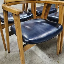 Vintage Retro Wooden Chairs