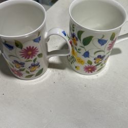 Pair Of Roy Kirkham Tea Cups