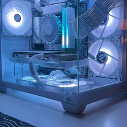 White Gaming Pc | Rx 6600 | Intel 14100F | 32GB DDR5 |