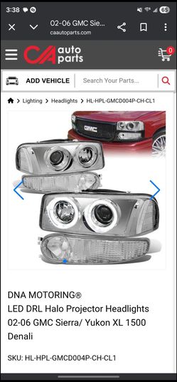Gmc Sierra Headlights