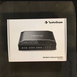 Rockford Fosgate 4 channel amplifier 500 Watts RMS R2-500x4