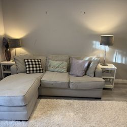 Gray Sofa With Chaise 
