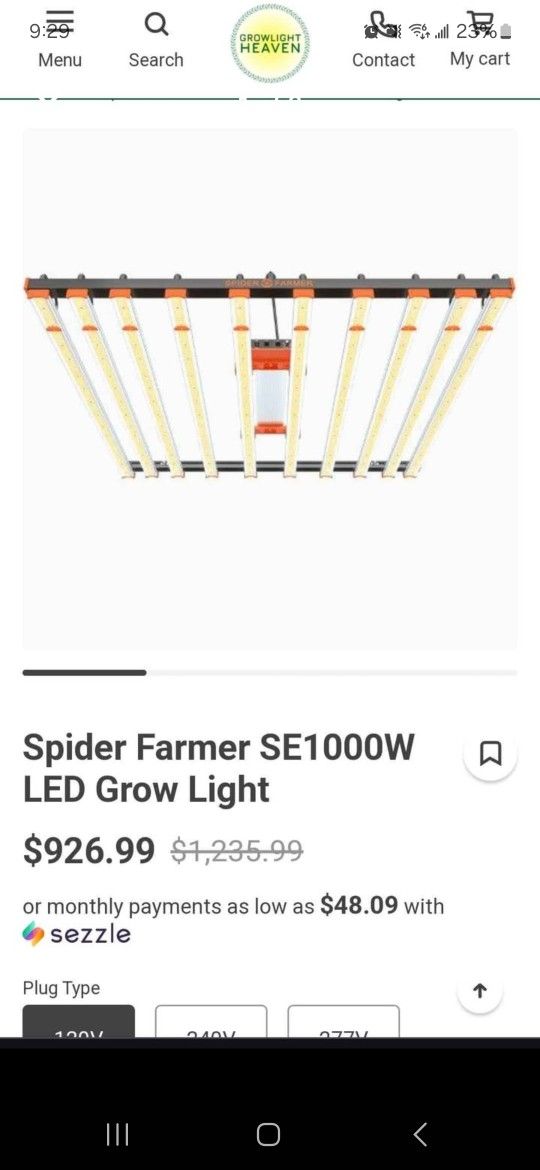 Spider Farmer LED Grow Light