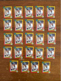 1990 Topps Traded #31T Cecil Fielder - lot of 24 cards