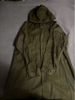 Uniqlo Blocktech Parka Olive Green Size L