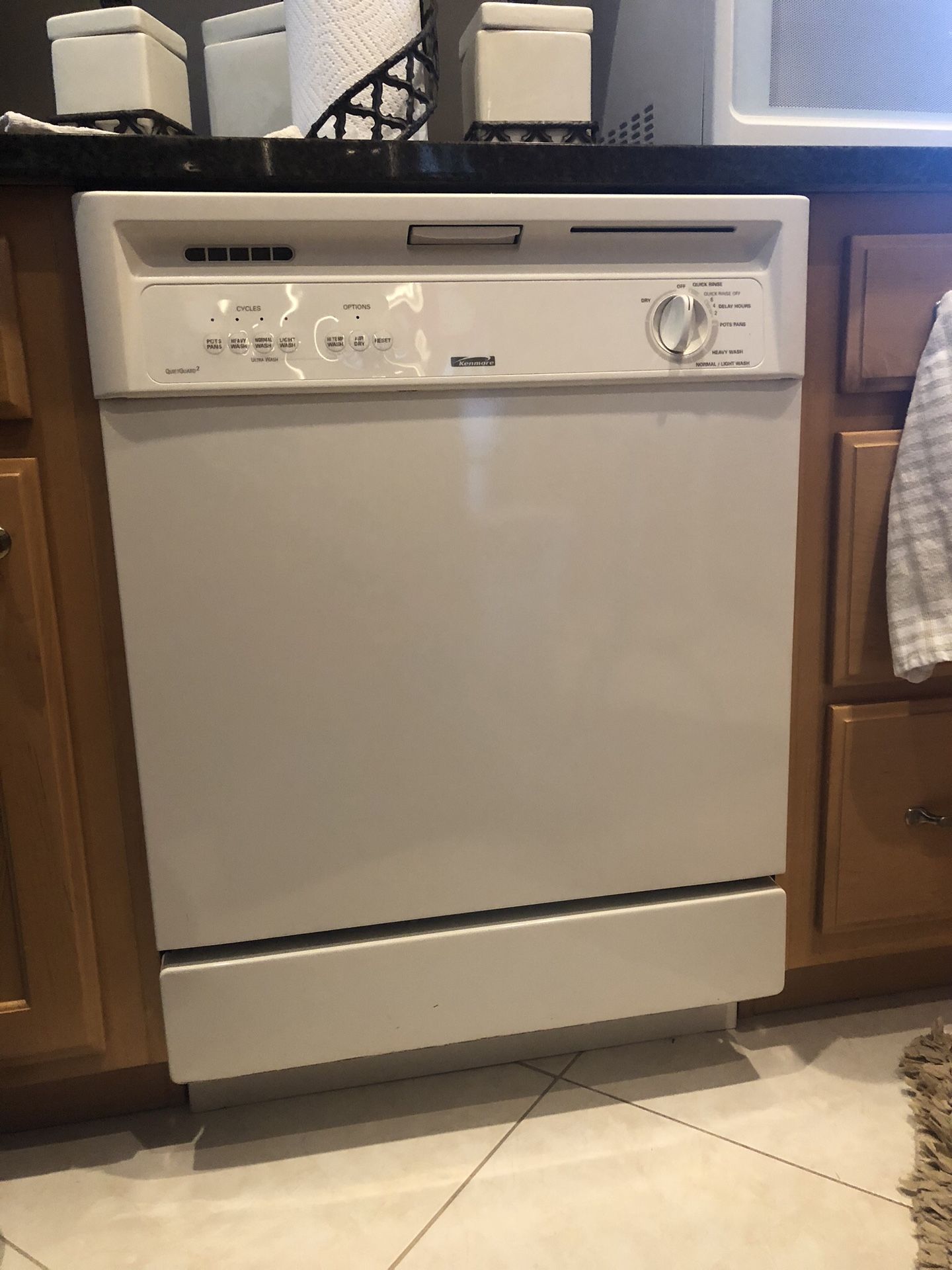 New never used Kenmore dishwasher.