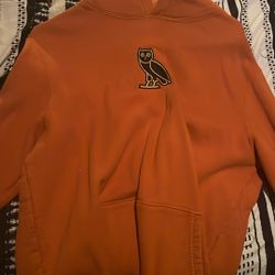 “OVO Classic Owl Hoodie — Orange (Men’s / Unisex)”