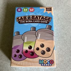 Sabobatage: The Boba Card Game | Easy Family-Friendly Party Game | Card Games for Adults, Teens & Kids | 2-5 Players (Base Game 3rd Edition)