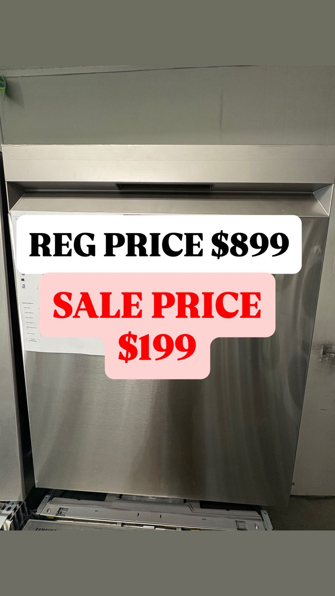 Samsung Dishwasher On Sale 