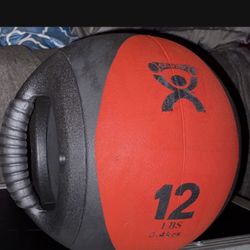 12lb Medicine Ball with Handle