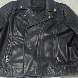 Real leather jacket 2XL