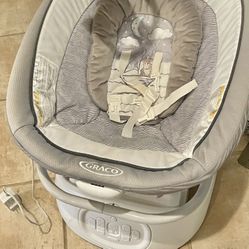 Free Graco Sense2Soothe Baby Swing with Cry Detection Technology, Sailor